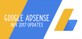 Google Adsense november 2017 updates: ad balance and earning percentage
